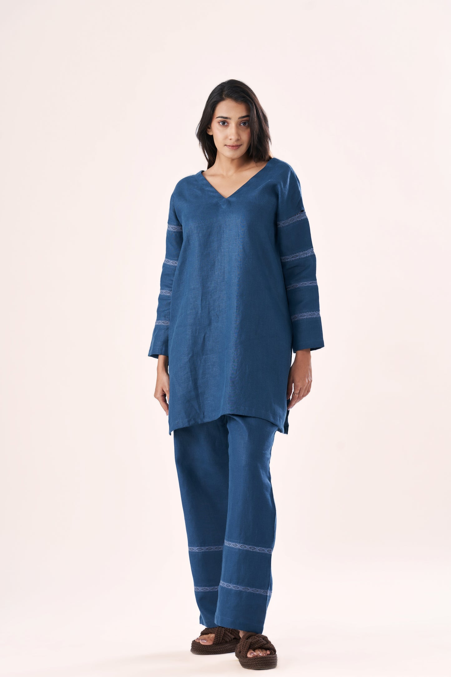 Wild indigo kurta