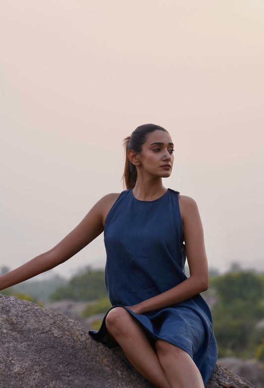 Wild indigo day dress