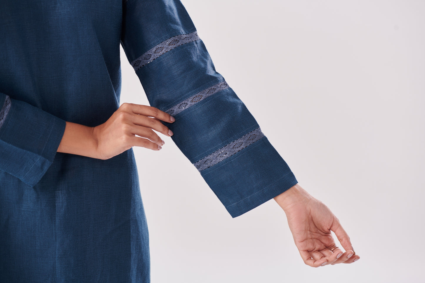 Wild indigo kurta
