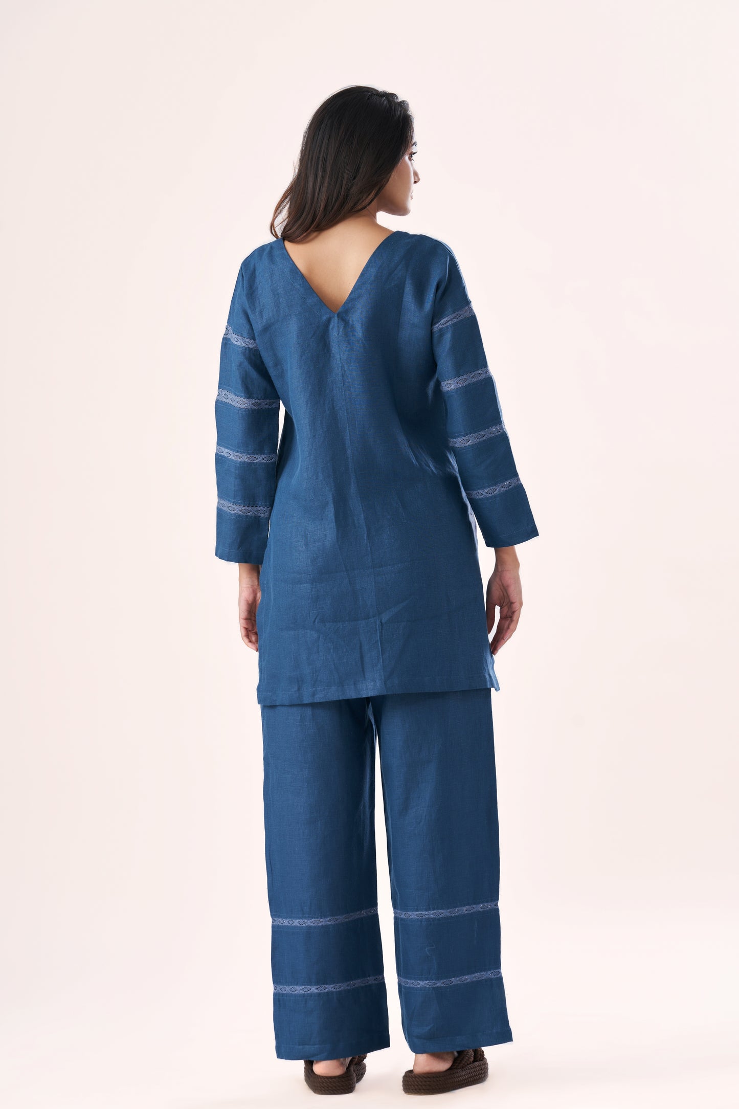 Wild indigo kurta